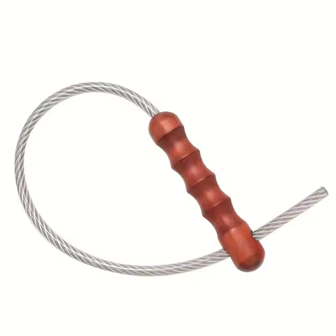 Tactical Whip Wood Handle Emergency Tool Self Defense Aluminum Anti Skid Glass Breaker Emergency Ham