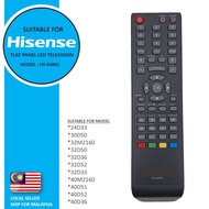 Hisense Flat Panel LED TV Replacement Remote Control (EN-83801)