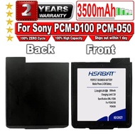 HSABAT 3500mAh Battery for Sony PCM-D100 PCM-D50 diy personal stereo