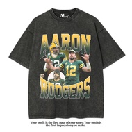 VEGA88 *Aaron rodgers* Oversized t-shirt | Oversized t-shirt | Washed T-SHIRT | Washing | Vintage te