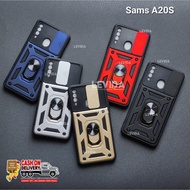 Samsung A20S Samsung A04S Samsung A03s Case ARMOR SLIDE PROTECT CAMERA Case Robot Slide Camera + Rin