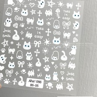 Cat Stickers Cute Cartoon Cat Nail Stickers/DIY Stickers
