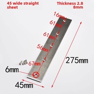 Thickened Stainless Steel Furniture Straight Piece Angle Code Straight Bar Straight Code Connector A