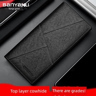 men wallet dompet 2025 dompet lelaki baru dompet kulit lelaki kulit sapi tulen lapisan pertama kulit