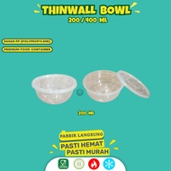Thinwall Cup 400 Thinwall Round 400ML Pudding Cup 400 ML (Contents 25 Pcs-Bw400) Dessert Cup Pudding