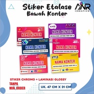 S7 Stiker Etalase Konter/ Stiker Hiasan Konter / StikerEtalaseBawah /