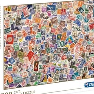 Jigsaw Puzzle: Clementoni - Stamps - 1000 Piece