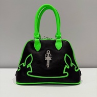 Chrome Hearts 克羅心 黑綠貝殼包