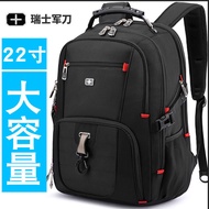 90Shengchao Large Capacity Travel Backpack Men's and Women's Swiss Army Knife Backpack Business Business Travel Bag Fashion Rand Men's Bag