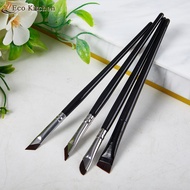 [Eco Kitchen] 6 Pcs Upgrade Blade Eyeliner Brush Ultra Thin Fine Angle Flat Eyebrow Brush Under The 