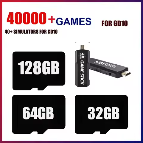 SD Card for Retro Video 4K Game Stick GD10 4K Game Stick Game console memory card 32GB 64GB 128GB fo