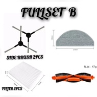 Xiaomi E10 E12 B112 Accessories Main Brush Side Brush Mop Cloth Hepa Filter