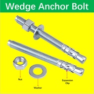 Mago 8-10-12-16mm Wedge Anchor Bolt Concrete Anchor Bolt Heavy Duty Fastener Screws Expansion Bolts