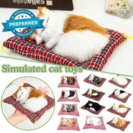 Simulated Cat Craftsmanship Simulated Animal Model Cloth Cat's Creative Small Cat Gift Cat U7h6
