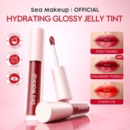 [New Arrival] Sea Makeup Slick Cover Jelly Tint HydratingGlossy Gleam Luster Tinted Glazed Lips