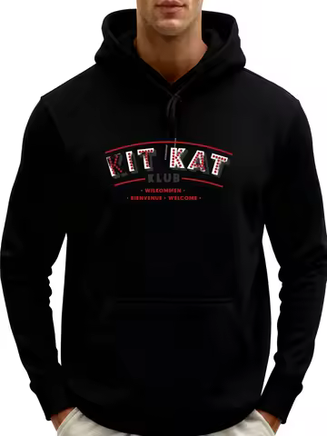 Kit Kat Club Cabaret Printing Luxury Brand High Quality Graphic Sweatshirt Mens Clothes Oversized Pr