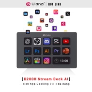 Ulanzi D200H Stream Deck Dock AI - Tich hợp 13 phím Macro chức năng chính hãng
