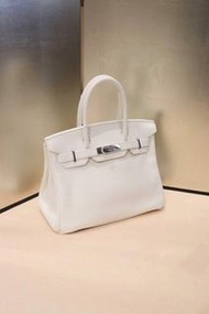 Hermes Birkin 30 白色Tog鉑金包