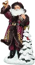 Joseph's Studio by Roman - Santa with Bell Figure, 9.5" H, Christmas Collection, Polyresin, Decorati