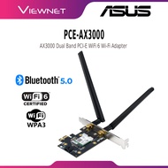 ASUS PCE-AX3000 (BULK PACK) DUAL BAND PCI-E WIFI 6 AX3000 WIFI ADAPTER WITH BLUETOOTH 5.0 AND WPA3 N