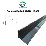 Home Gutter (SJAMU Metal Gutter) Eternal Flat Gutter Black