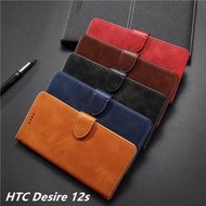 HTC Desire 12s Desire12s 2Q72100 皮紋 磁扣 插卡 皮套 保護殼 保護套 殼 套