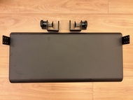 Aidata人體工學可調高度鍵盤架_70x31cm/黑色 KB-3010