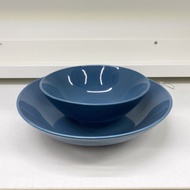 Genuine IKEA IKEA Ferliclo Deep Plate Soup Plate Dinner Plate Shallow Plate ins Style Ceramic Tablew