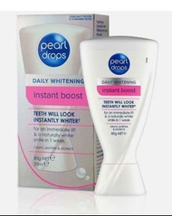 Pearl Drops INSTANT BOOST Optical Whitening Effect Polish & Protect Tooth NEW UK每日亮白牙膏