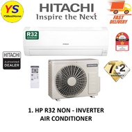 HITACHI 1.0HP R32 Standard Non Inverter Series Air Conditioner RAS-EH10CKM