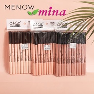 Borong 12s (66sen) MN Eyebrow Pencil with Concealer Brow 100% ORI Menow Murah Wholesale Original Pen
