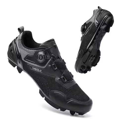 Knit Cycling Sneakers Men Women MTB Shoes Self-Locking Road Bicycle Shoes For Exercise Bikes SPD Cle