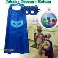 Children's toys Cloak mask Necklace Costume cosplay pj mask superhero toy game custom figure superhe