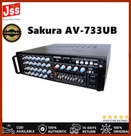 Sakura AV-733UB Karaoke Amplifier with USB SD FM Bluetooth and Equalizer ( 450 Watts x 2 (ORIGINAL) 
