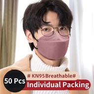 DIGUMI Morandi KF94 Face Mask for Adult 4ply Face Mask with Brand Facial Individual Packing