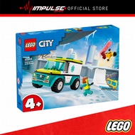 LEGO 60403 City Great Vehicles Emergency Ambulance and Snowboarder