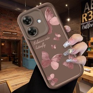 Oil Painting Butterfly Phone Case For Realme C51 C51S GT 6 6T Neo 6 Note 70 70T C65 C67 C53 C55 Note