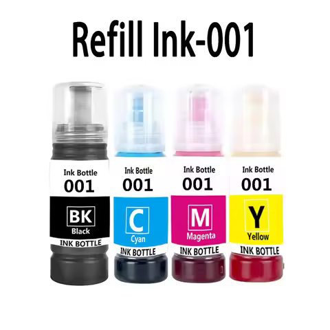 001 Refill Ink For Epson 001 Dye Ink L4150 L4156 L4160 L4266 L6160 L6170 L6190 L6191 L6260 L6270 L62