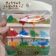 Torune Japan Bento Picks Bento Picks School Kids Bento Lunch Accessories Dinosaur Picks 10 Pc Tc-043