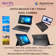 Laptop 2 in 1 Touch N4020 4/64GB W10 12.2"IPS FHD Avita Magus 2 in 1