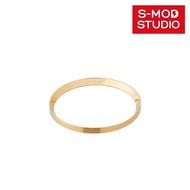 S-MOD SKX007 Steel Chapter Ring Polished Gold No Marker Seiko Mod