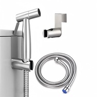 Handheld Toilet Bidet Sprayer SUS304 Stainless Steel Toilet Bidet Spray Flexible Hose High Pressure Bathroom Spray