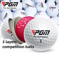 PGM Sarin Material Golf 3-Layer Game Ball With High Elasticity & Backspin Q002-2