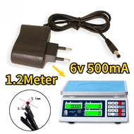1. Digital Scale Adapter Scale Charger Adapter 6V 500mA
