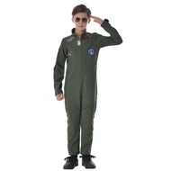 Kids/Adults Top Gun Cosplay Costume Pilot Outfits Halloween