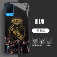 Y-22 R_Real_Madrid HD Glass Casing for Realme Narzo 8 C2s C2 50 9 8i Pro 5G Case