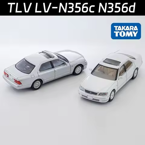 TAKARA TOMY TOMYTEC 1/64 TLV LV-N356c N356d Toyota Celsior 10th Anniversary New Spot Goods Collectio
