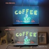 Hand-Painted Billboard Billboard Handwritten LED Fluorescent Board Erasable DIYRGB Luminous Stall Lu