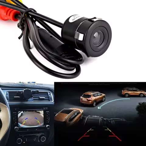 CCD 1080P Car Rear View Camera Universal Punching 18.5MM CCD 170 Degree HD Night Vision Reversing Pa