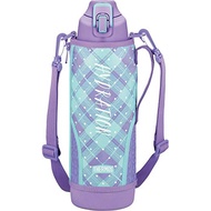 Thermos water bottle vacuum insulated sports bottle purple check 1.5L FHT-1500F PL-CH